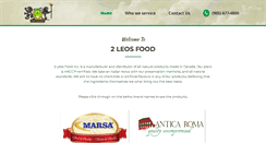 Desktop Screenshot of 2leosfood.com